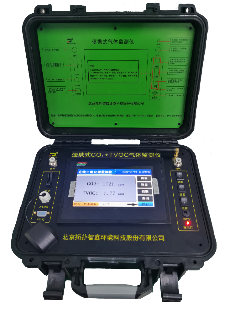 TP-300-IIC 型便攜式TVOC+環(huán)境CO2氣體監(jiān)測(cè)儀